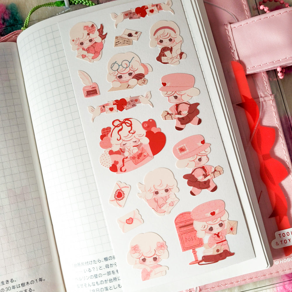 [SO25] Somsomsoso Little Lamb's Sweet Letter Sticker Sheet