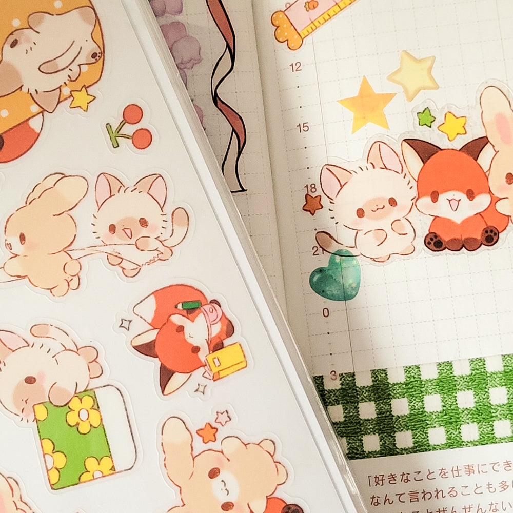 [SO06] NEW RESTOCK Somsomsoso Pencil Case Fairy Trio Sticker Sheet