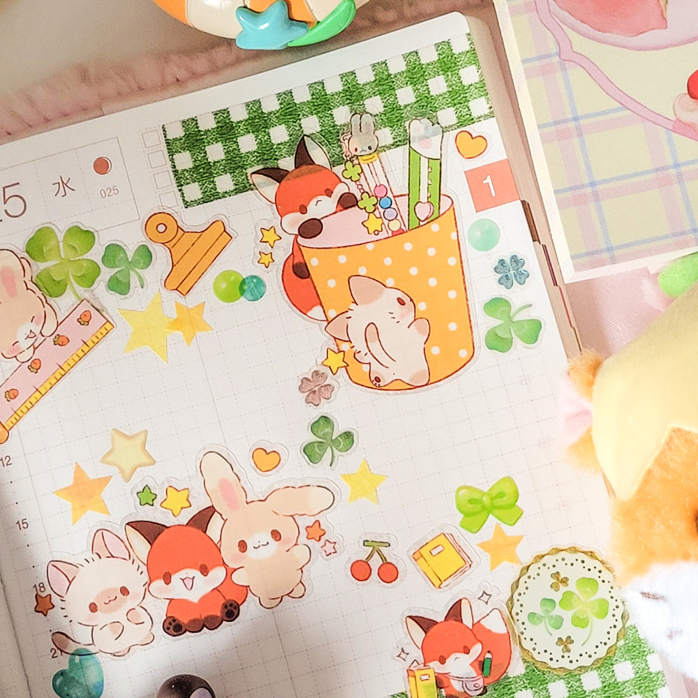 [SO06] NEW RESTOCK Somsomsoso Pencil Case Fairy Trio Sticker Sheet