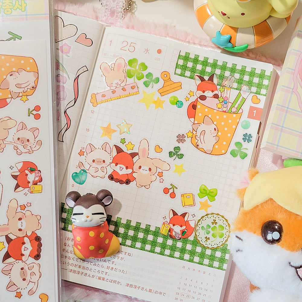 [SO06] NEW RESTOCK Somsomsoso Pencil Case Fairy Trio Sticker Sheet