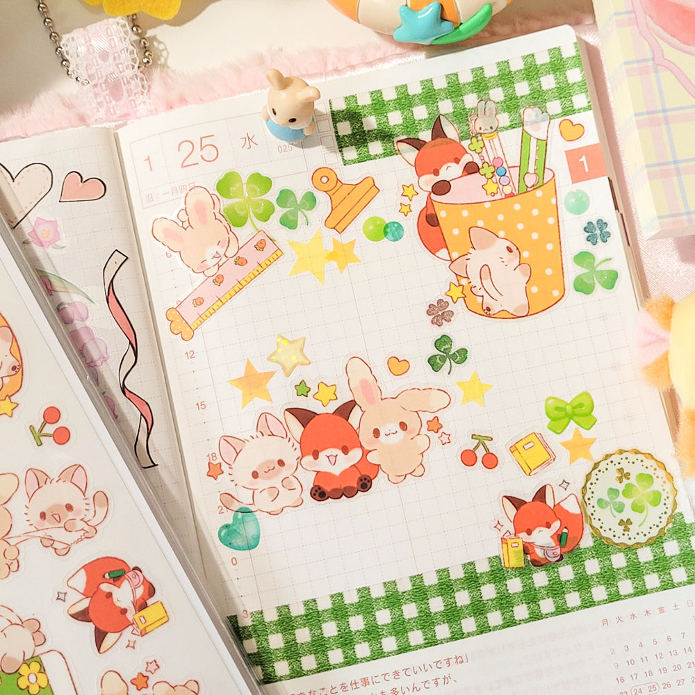 [SO06] NEW RESTOCK Somsomsoso Pencil Case Fairy Trio Sticker Sheet