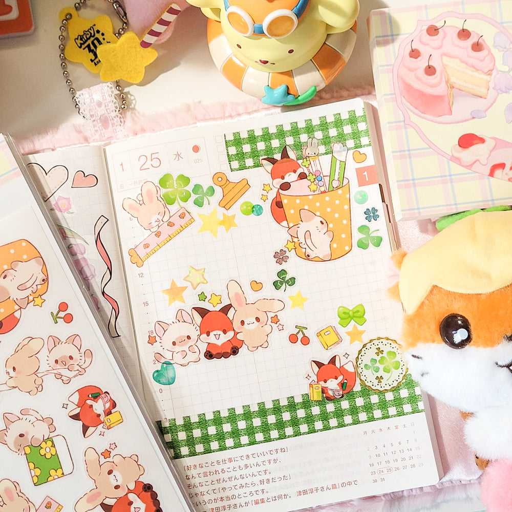 [SO06] NEW RESTOCK Somsomsoso Pencil Case Fairy Trio Sticker Sheet