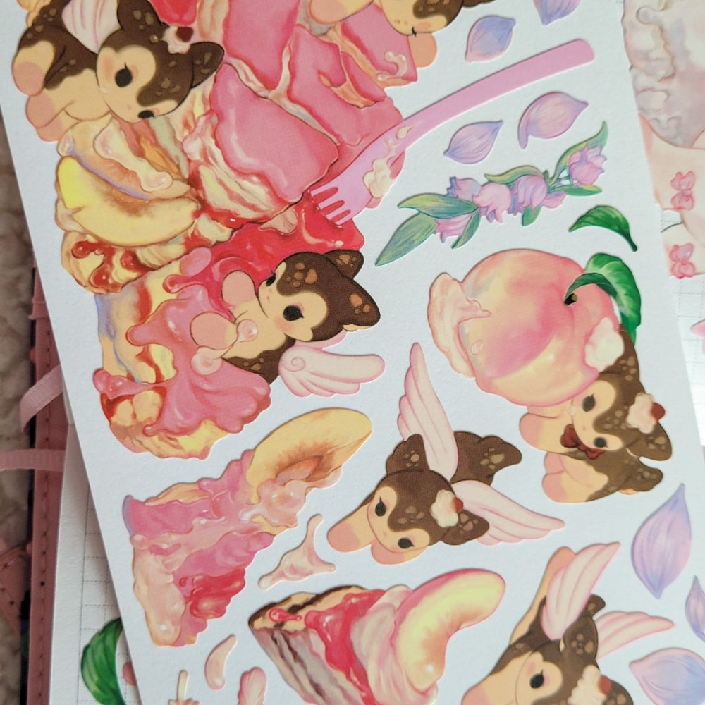 [SO07] NEW RESTOCK Somsomsoso Messy Cake Sticker Sheet