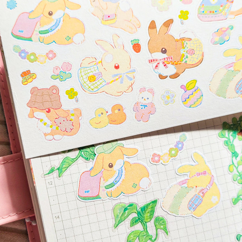 [SO11] Somsomsoso What's In Rabbit's Bag Sticker Sheet