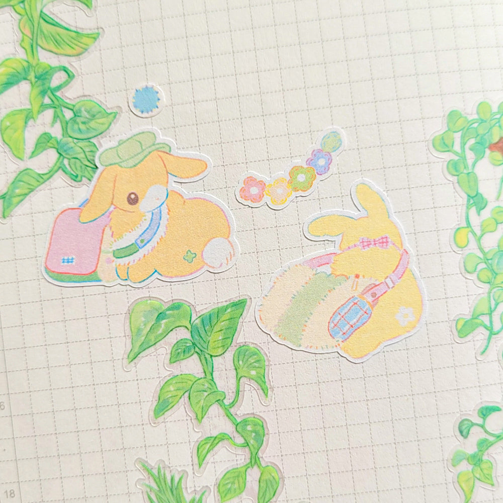 [SO11] Somsomsoso What's In Rabbit's Bag Sticker Sheet