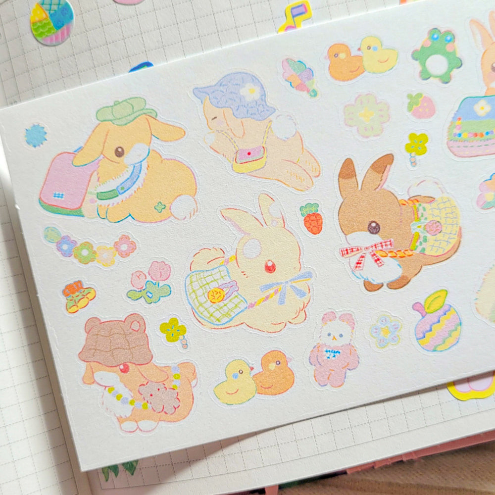 [SO11] Somsomsoso What's In Rabbit's Bag Sticker Sheet