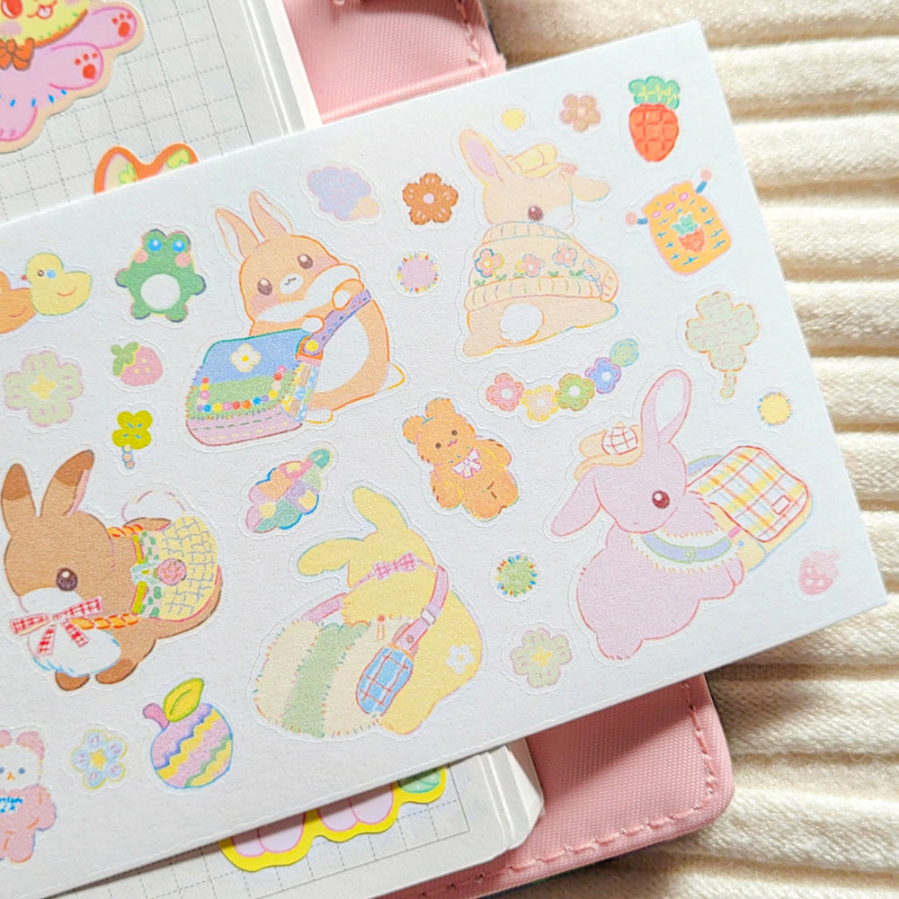 [SO11] Somsomsoso What's In Rabbit's Bag Sticker Sheet