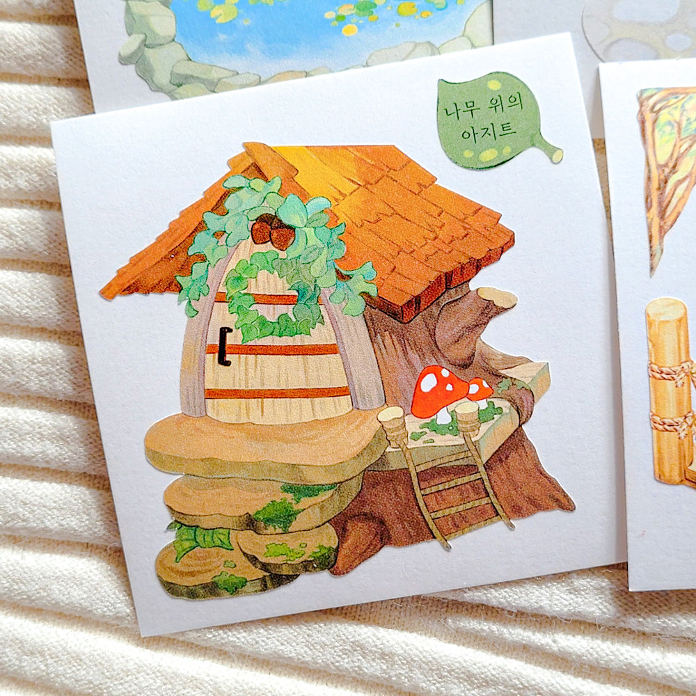 [SO35] NEW RESTOCK Somsomsoso Forest Village Memo Sticker Pack