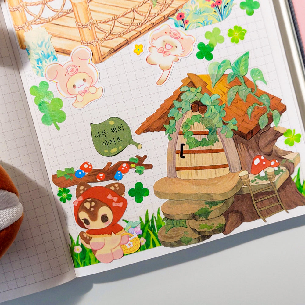 [SO35] NEW RESTOCK Somsomsoso Forest Village Memo Sticker Pack