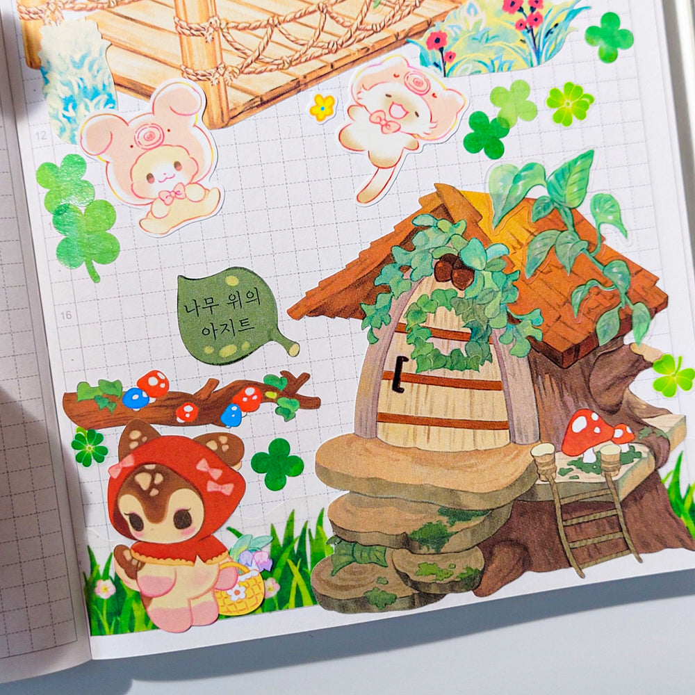 [SO35] NEW RESTOCK Somsomsoso Forest Village Memo Sticker Pack