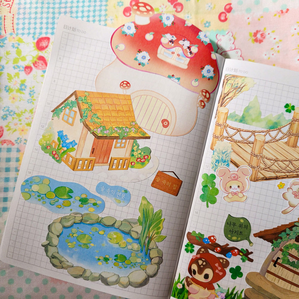 [SO35] NEW RESTOCK Somsomsoso Forest Village Memo Sticker Pack