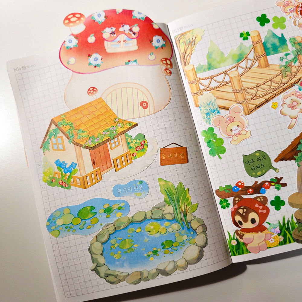 [SO35] NEW RESTOCK Somsomsoso Forest Village Memo Sticker Pack