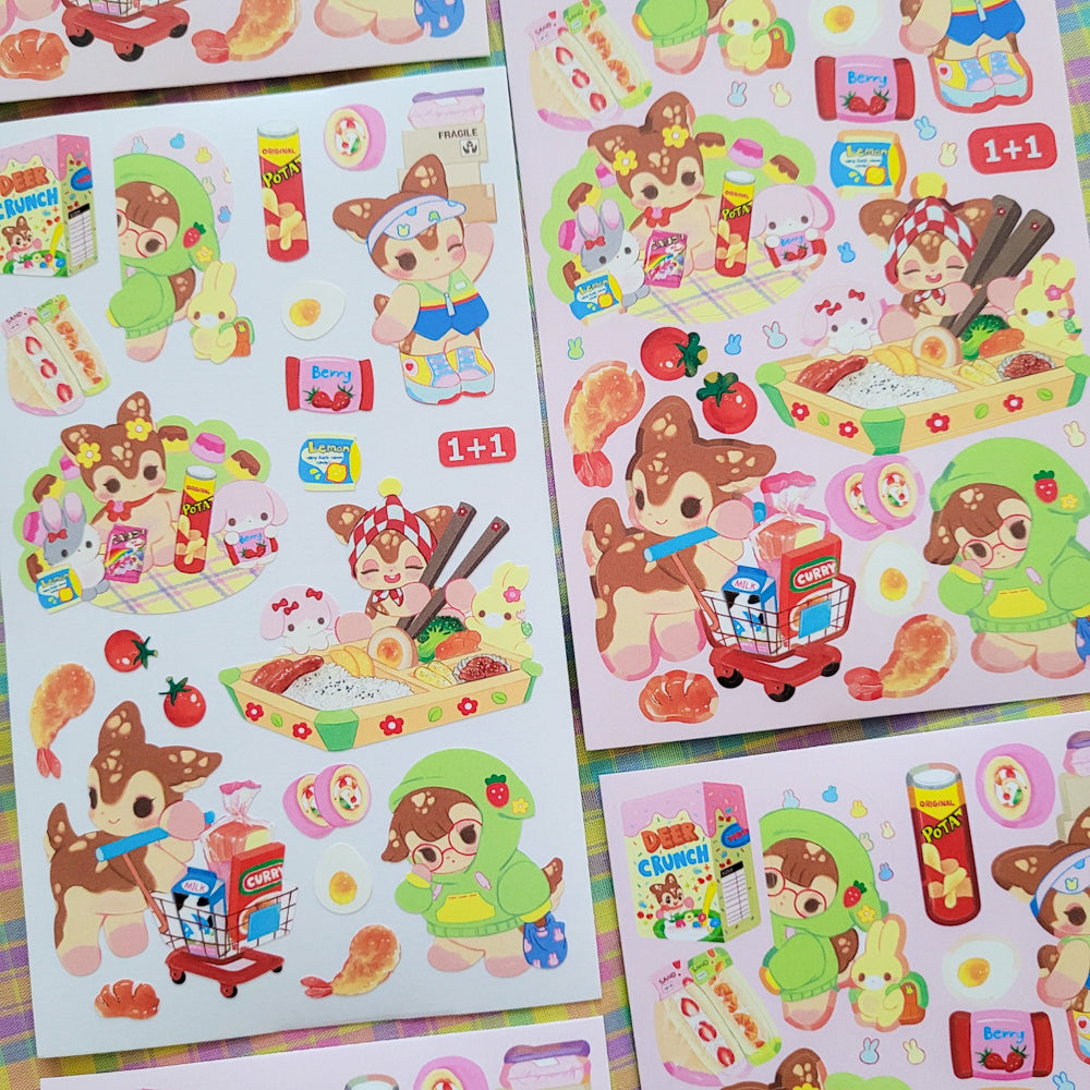 [SO05] NEW RESTOCK Somsomsoso Convenience Store Sticker Sheet