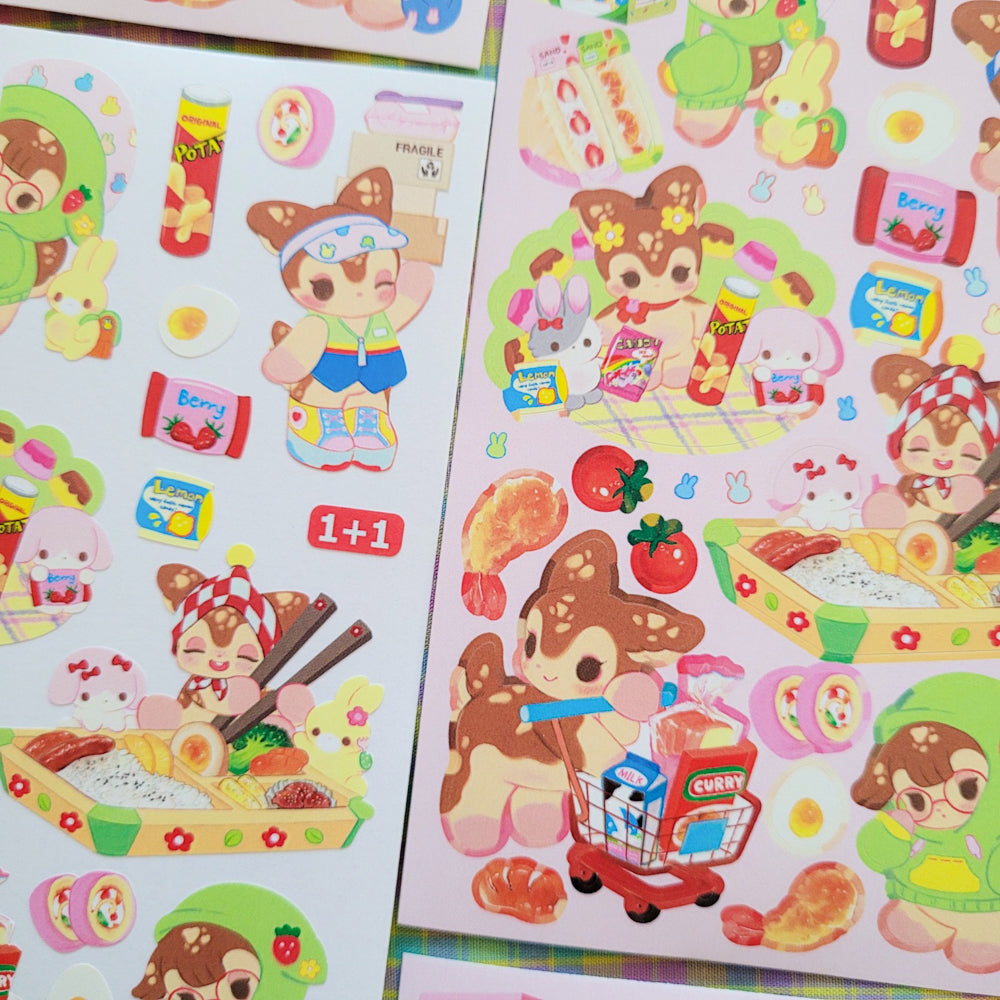 [SO05] NEW RESTOCK Somsomsoso Convenience Store Sticker Sheet