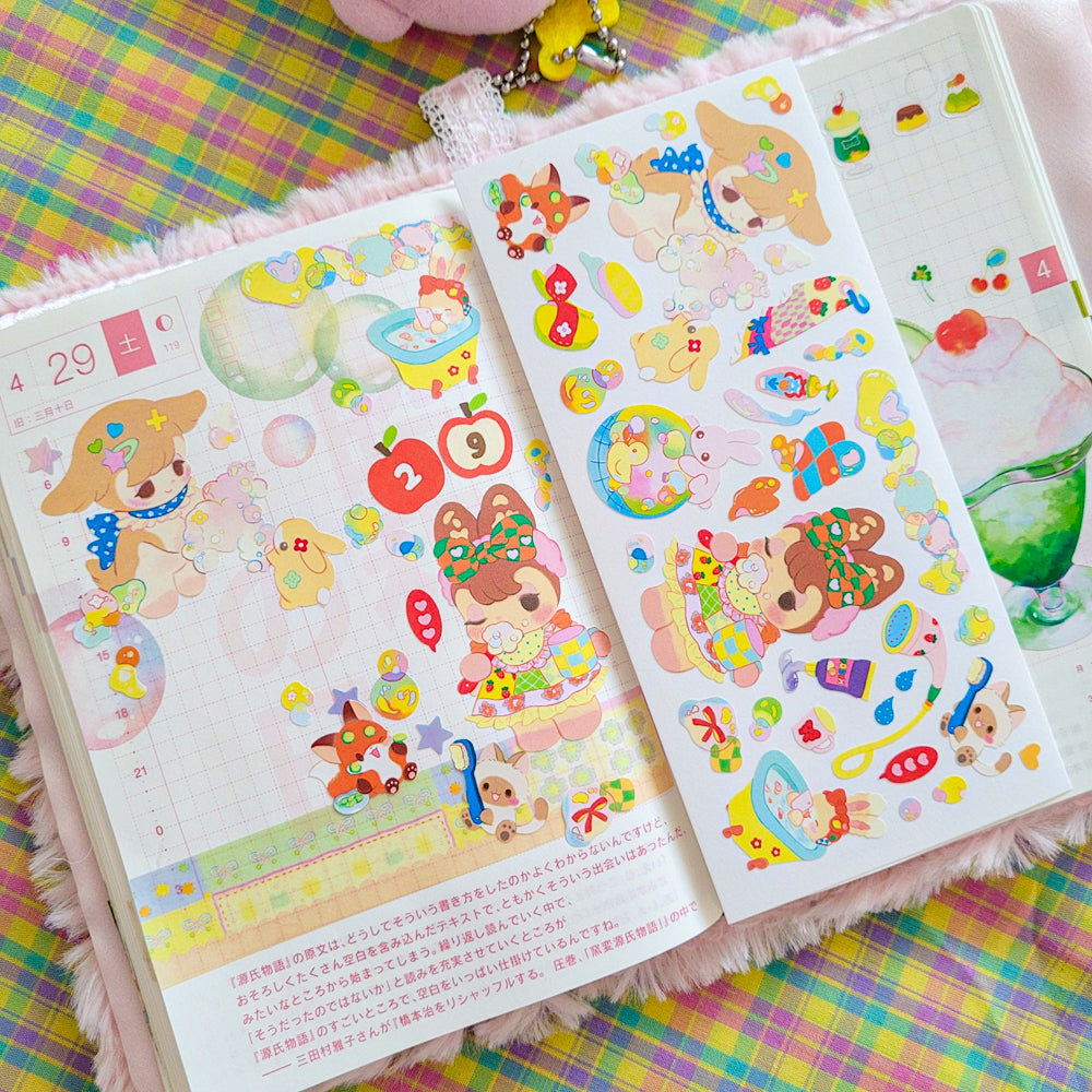 [SO04] NEW RESTOCK Somsomsoso Bath Time Sticker Sheet