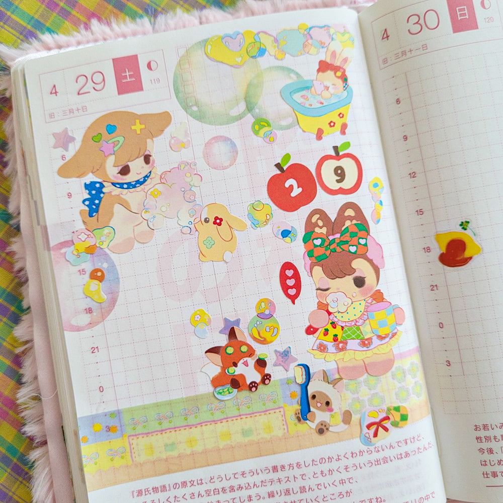 [SO04] NEW RESTOCK Somsomsoso Bath Time Sticker Sheet