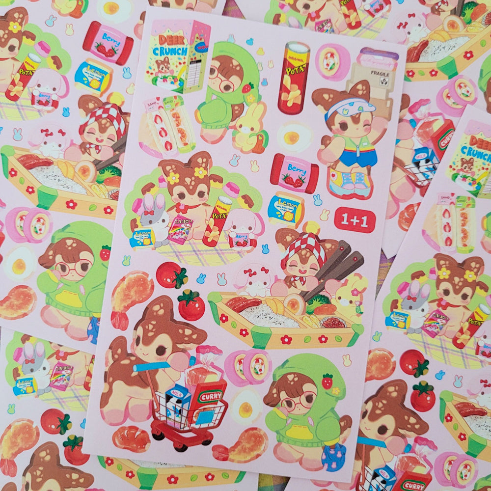 [SO05] NEW RESTOCK Somsomsoso Convenience Store Sticker Sheet