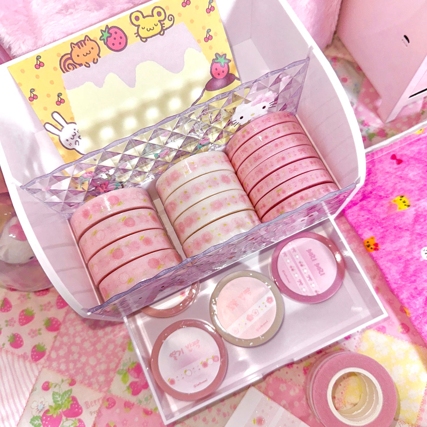 [GR10] im9roomi Glitter Masking Tape (Set/Singles)