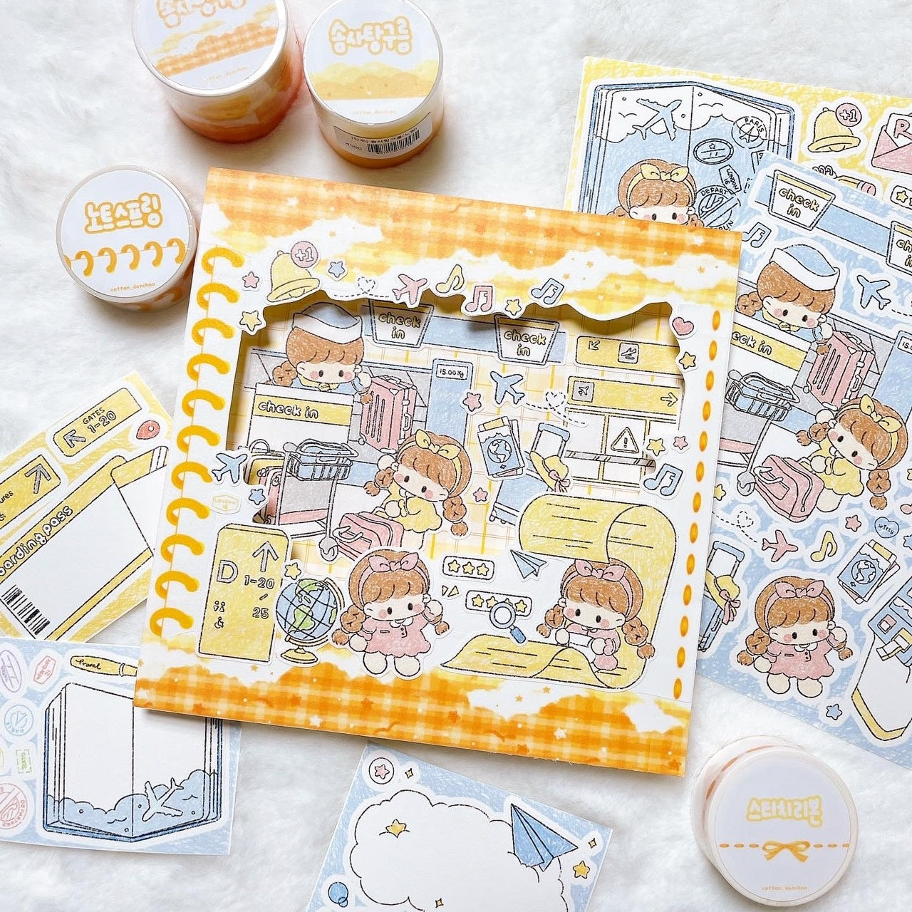 [DC30] Danchoo Travel Sticker Pack (Pack/Singles)