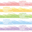 [DC76] Danchoo Cotton Candy Cloud Alphabet Kiss-cut Masking Tape (5 colors)