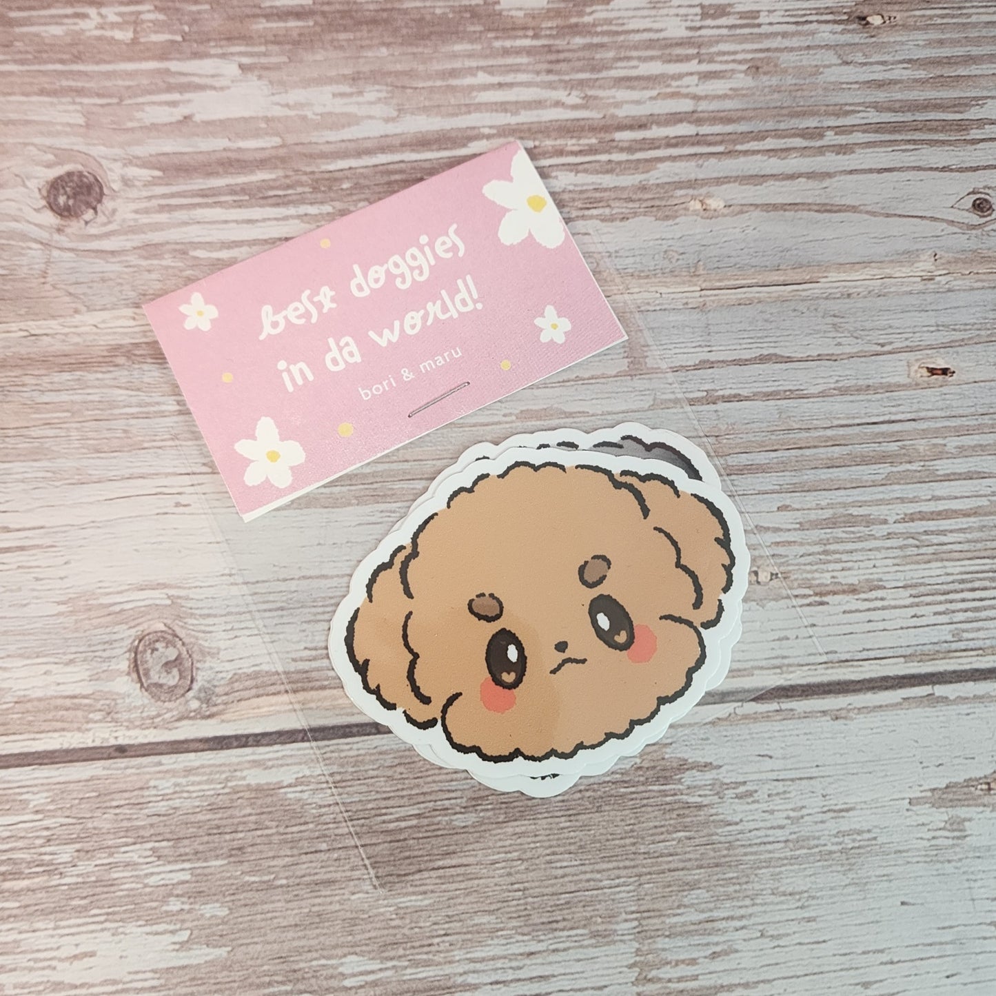 [K:DULT FACTORY] Best Doggies in da World! (Bori & Maru) Sticker Pack