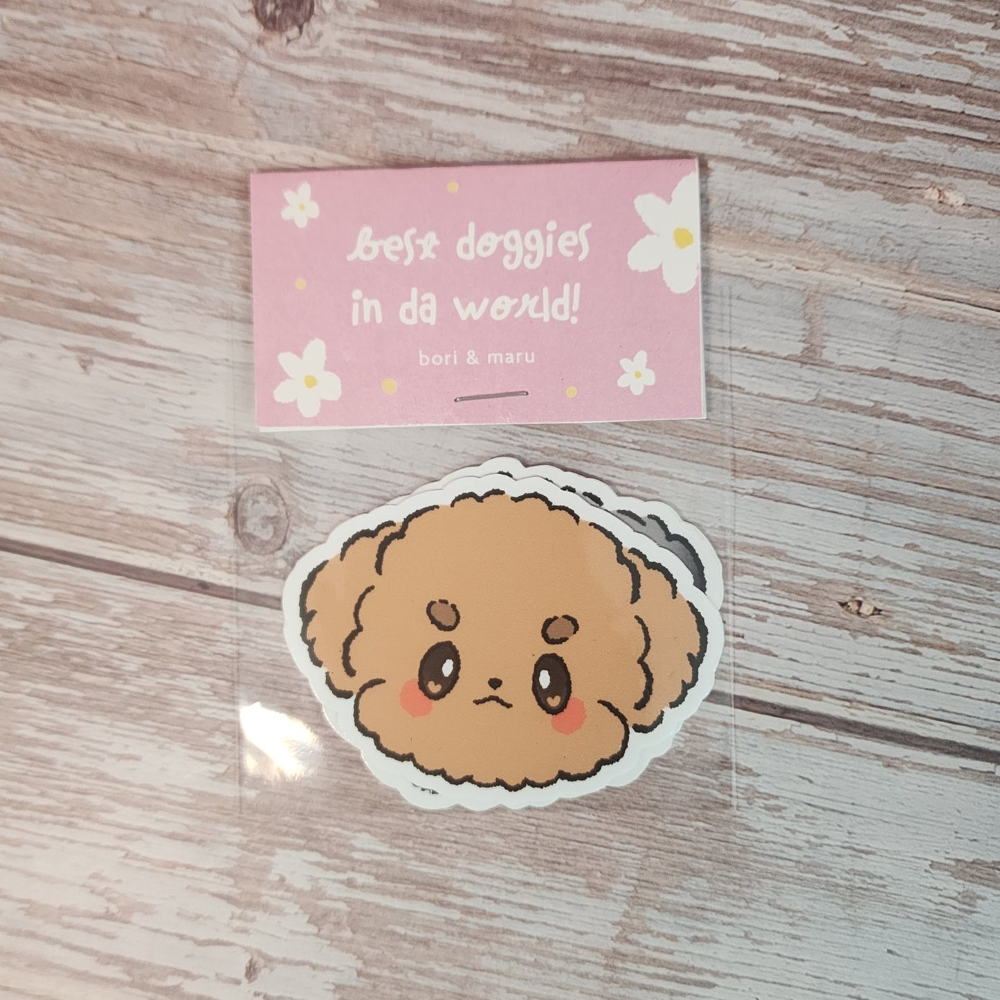 [K:DULT FACTORY] Best Doggies in da World! (Bori & Maru) Sticker Pack