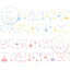 [DC83] Danchoo Cotton Candy Cloud Drop Kisscut Masking Tape (options)