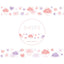 [DC82] Danchoo Cotton Candy Cloud Pieces Kisscut Masking Tape (options)