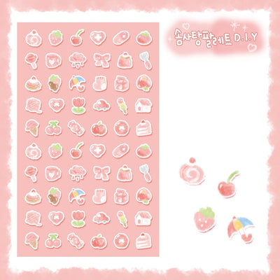 [DC73] Danchoo Cotton Candy Palette DIY Sticker Pack (Pack/Singles)