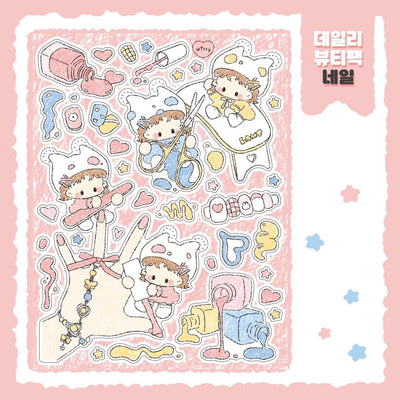 [DC88] Danchoo Daily Beauty Sticker Pack (Pack/Singles)