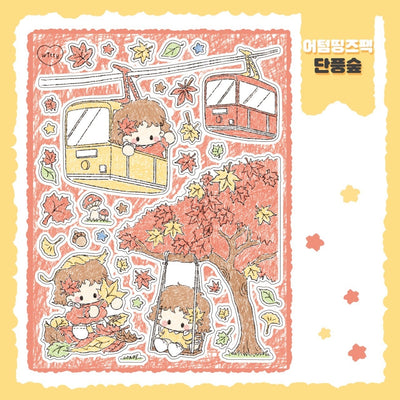 [DC94] Danchoo Autumn Things Sticker Pack (Pack/Singles)