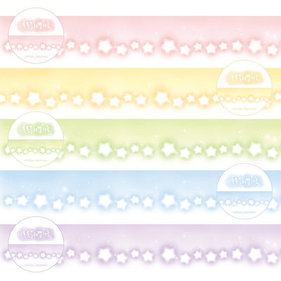 [DC96] Danchoo Tok Tok Blur Stardust Masking Tape 3cm*5M (options)