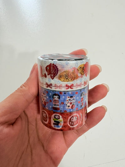 [Korea/Japan Trip Exclusive] Shinzi Katoh Bungujoshihaku Exclusive Masking Tape Set