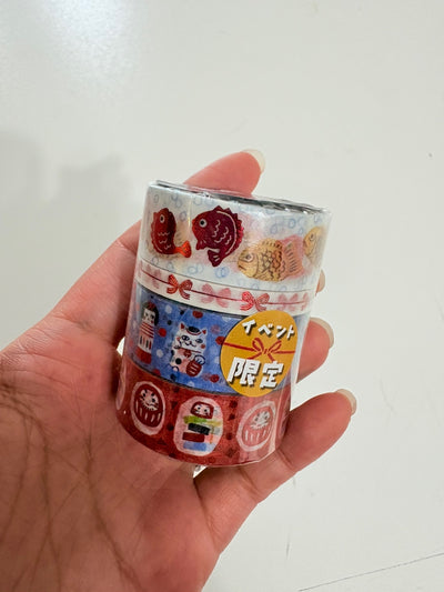 [Korea/Japan Trip Exclusive] Shinzi Katoh Bungujoshihaku Exclusive Masking Tape Set