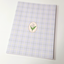 [MK05] DISCOUNT DESK Makota A5 Ruled Notebook (Lily of the Valley Checkered)