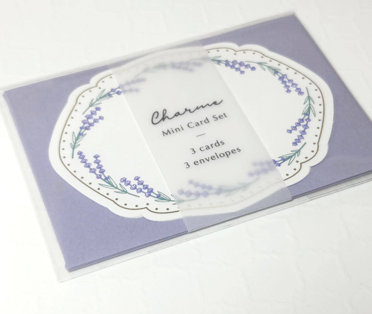 [MK09] Makota Mini Message Card Set - Lavender