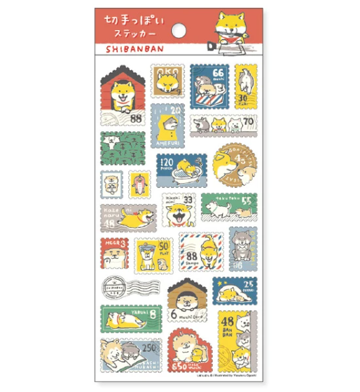 [MINDWAVE] Shibanban Sticker Stamps Sticker Sheet*