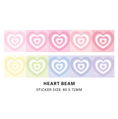 [BD08] Be on D Real Love Memo Sticker Pack (options)