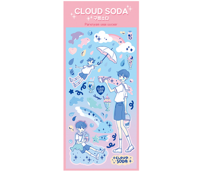 [PN23] DISCOUNT DESK Parknyam Cloud Soda Sticker Sheet