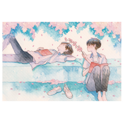 [PN07] Parknyam Cherry Blossom Postcard