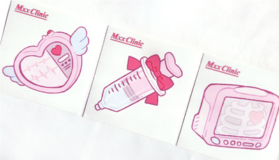 [MX05] Maxxie Club Maxxie Clinic Memo Sticker Set