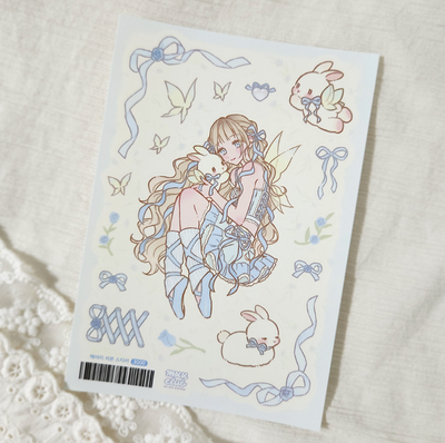 [MX02] Maxxie Club Fairy Ribbon Sticker Sheet