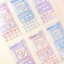 [PF68] Palmfarm Studio Virtual Palmfarm Frame Sticker Sheet (Pink/Blue/Purple)