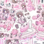 [PF09] Palmfarm Studio Nightmare Girl Sticker Sheet