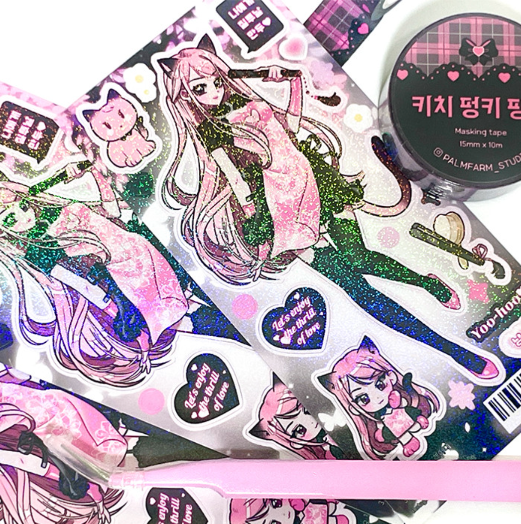 [PF24] Palmfarm Studio Dangerous Chipao Lady Sticker Sheet