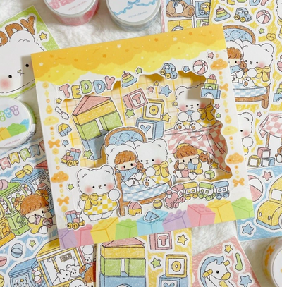 [DC46] Danchoo Pastel Block Toys Masking Tape