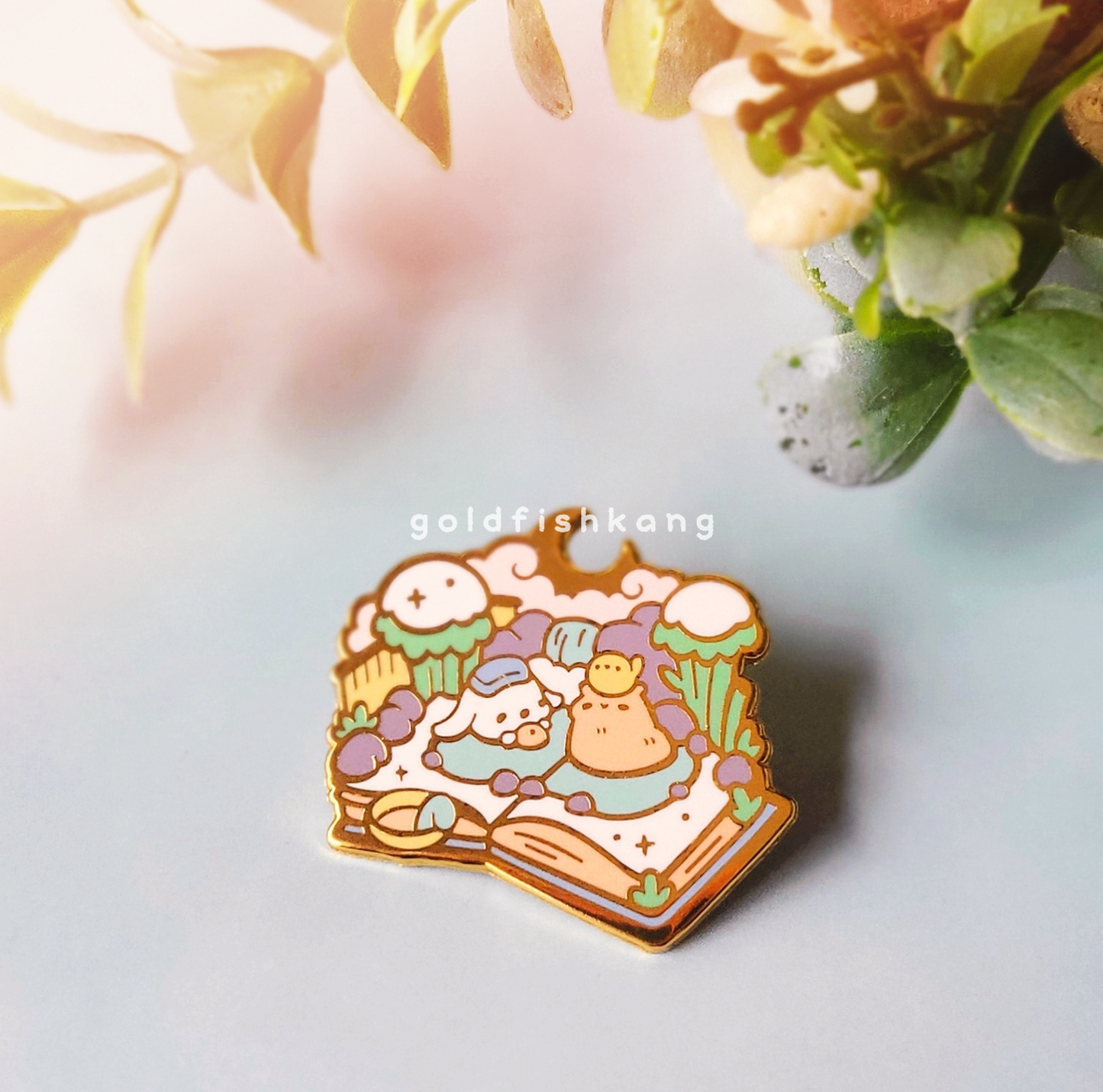 [GK06] Goldfishkang Enamel Pins (options)