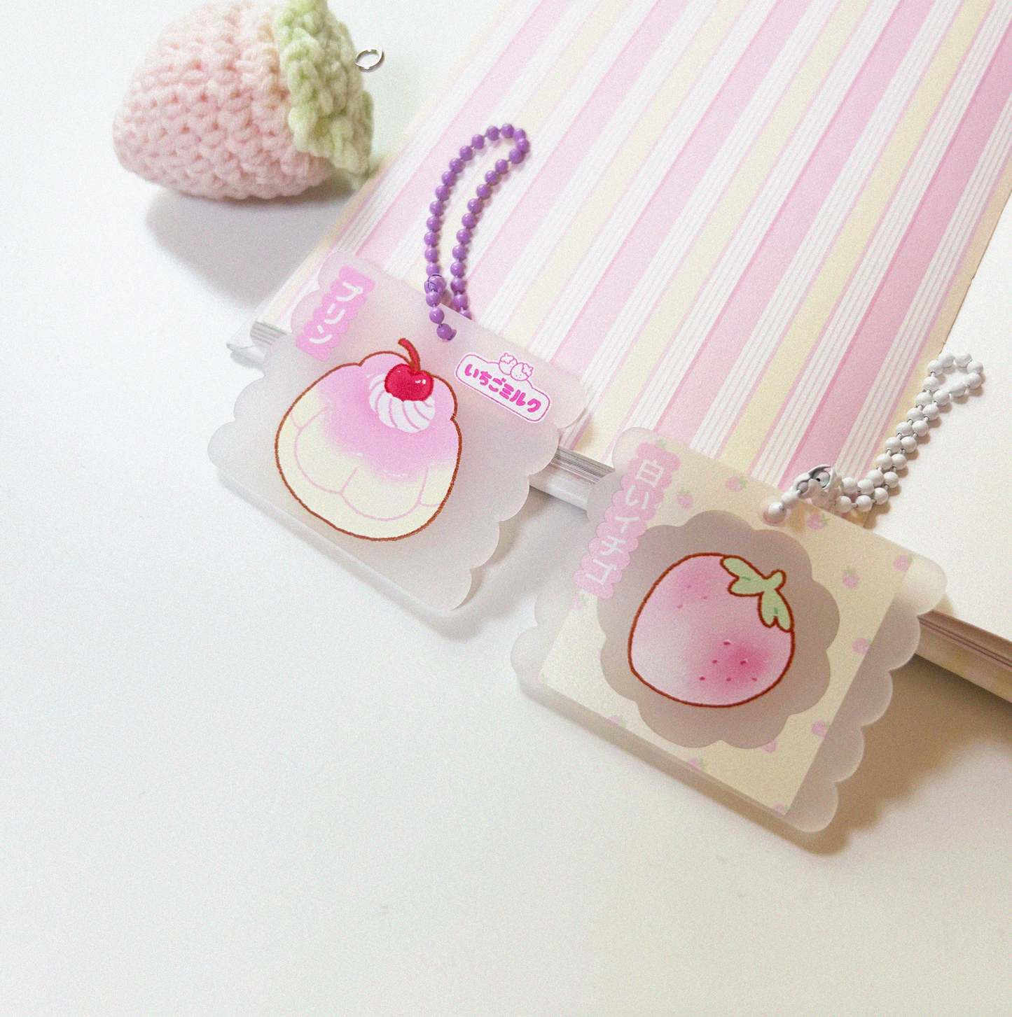 [PP04] Pompomroom Acrylic Keyring (options)