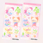 [GO12] Gowoongrim Flower Fairy Sticker Pack (Pack/Single)