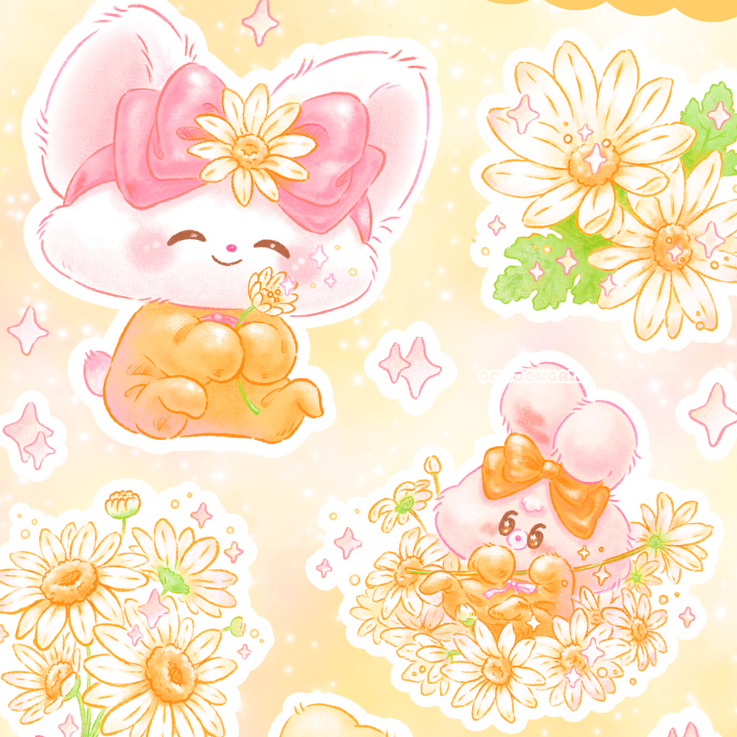 [GO12] Gowoongrim Flower Fairy Sticker Pack (Pack/Single)